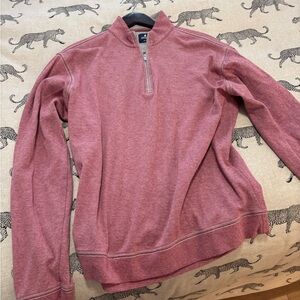 johnnie-O Men Quarter-Zip Sweater - M